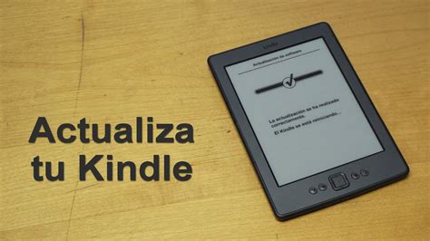 kindle actualizar